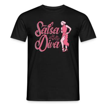 Salsa Dance Salsa Diva Mambo Dancing Dance Sport - Men's T-Shirt - black - Front - AI Model Male 178 light (178cm)
