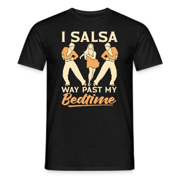 Salsa Dance I Salsa Way Past Dance Sport Dancing - Men's T-Shirt - black - Front - AI Model Male 178 light (178cm)