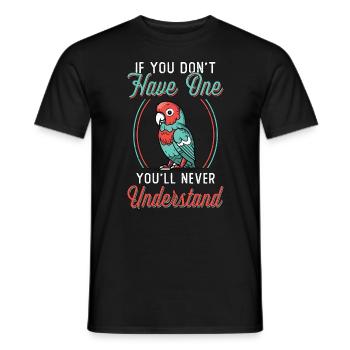 Conure If You Don't Have One Pet Bird Conure Lover - Men's T-Shirt - black - Front - AI Model Male 178 light (178cm)