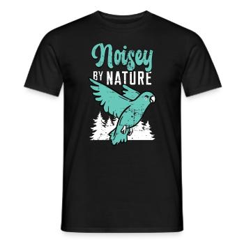 Conure Noisey By Nature Loves Parrot Conure Lover - Men's T-Shirt - black - Front - AI Model Male 178 light (178cm)