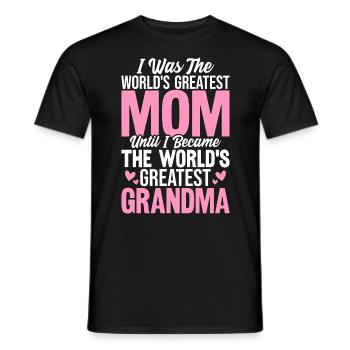 La plus grande grand-mère du monde grand-mère drôle Gigi - T-shirt homme - noir - Devant - AI Model Male 178 light (178cm)