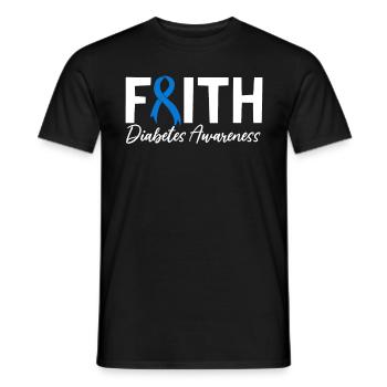 Drôle diabétique inutile Pancréas Diabète T1D - T-shirt homme - noir - Devant - AI Model Male 178 light (178cm)