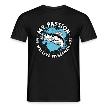 Pêcheur de doré Ma passion Ma pêche au doré - T-shirt homme - noir - Devant - AI Model Male 178 light (178cm)