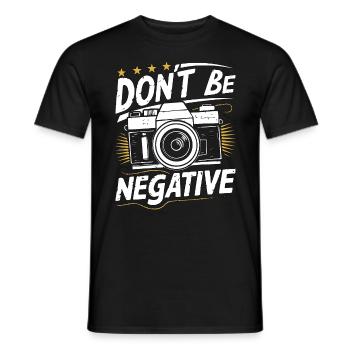 Photographe Ne soyez pas un photographe négatif - T-shirt homme - noir - Devant - AI Model Male 178 light (178cm)