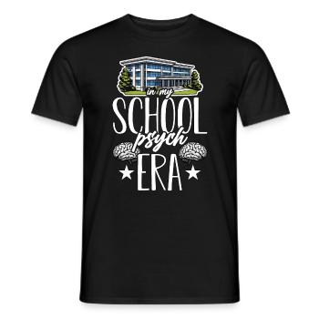 School Psych In My School Psych Psychology Teacher - Männer T-Shirt - Schwarz - Vorne - AI Model Male 178 light (178cm)