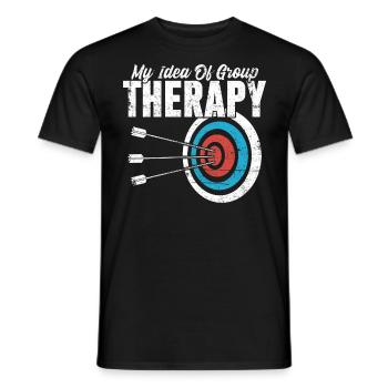 Funny Archery Arrow Recurve Bow Hunting Archery - Men's T-Shirt - black - Front - AI Model Male 178 light (178cm)