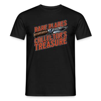 Blade Forging Rare Blades Collector's Metal Artist - Men's T-Shirt - black - Front - AI Model Male 178 light (178cm)
