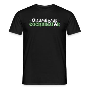 Events Coordinator Shenanigans Coordinator Planner - Men's T-Shirt - black - Front - AI Model Male 178 light (178cm)