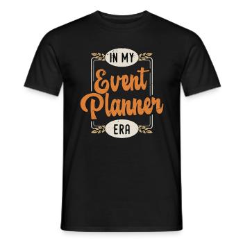 Events Coordinator In My Event Planner Organizer - Männer T-Shirt - Schwarz - Vorne - AI Model Male 178 light (178cm)