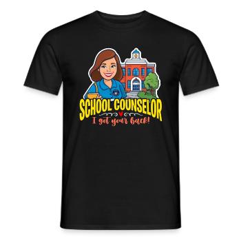 School Counselor I Got Your Back School Therapist - Männer T-Shirt - Schwarz - Vorne - AI Model Male 178 light (178cm)