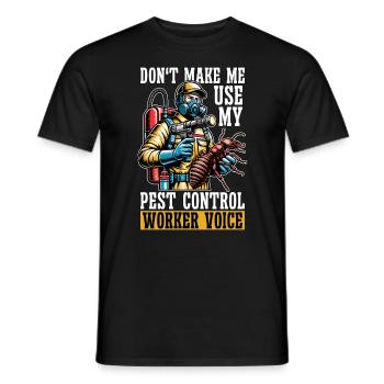 La lutte antiparasitaire ne me fait pas utiliser mes solutions anti-insectes - T-shirt homme - noir - Devant - AI Model Male 178 light (178cm)