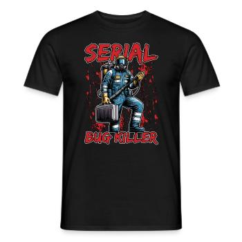 Lutte antiparasitaire Serial Bug Killer Gestion parasitaire - T-shirt homme - noir - Devant - AI Model Male 178 light (178cm)