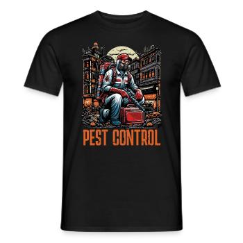 Pest Control Insect Solutions Pest Management - Männer T-Shirt - Schwarz - Vorne - AI Model Male 178 light (178cm)