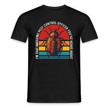 Pest Control I'm That Awesome Pest Spraying Bugs - Männer T-Shirt - Schwarz - Vorne - AI Model Male 178 light (178cm)