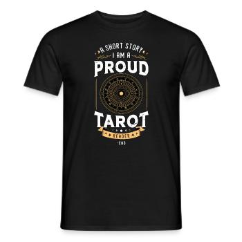 Tarot Reader A Short Story I Am A Fortune Telling - Männer T-Shirt - Schwarz - Vorne - AI Model Male 178 light (178cm)