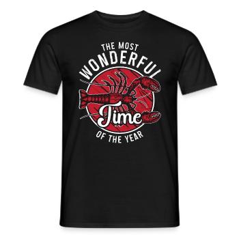 L’ des écrevisses est le plus merveilleux des moments d’ Master - T-shirt homme - noir - Devant - AI Model Male 178 light (178cm)
