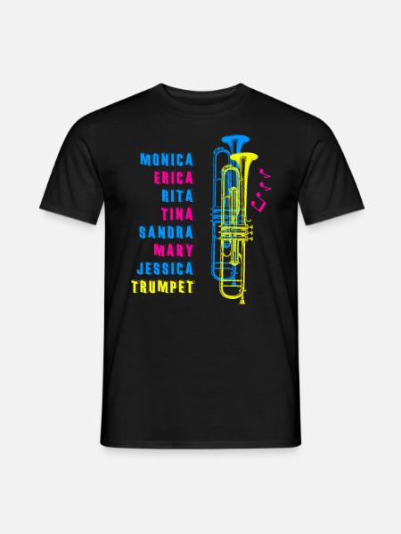 The Trumpets... - Men's T-Shirt - black