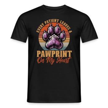Veterinary Medicine Every Patient Animal Lover - Men's T-Shirt - black - Front - AI Model Male 178 light (178cm)