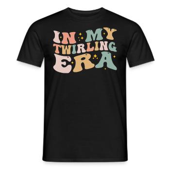 In My Twirling Era - Majorettes Baton Twirling - T-shirt homme - noir - Devant - AI Model Male 178 light (178cm)