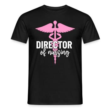 Directrice des soins infirmiers Infirmière drôle RN Healthcare - T-shirt homme - noir - Devant - AI Model Male 178 light (178cm)