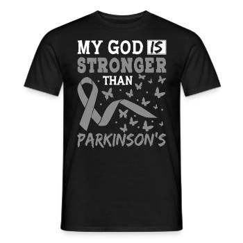 Parkinson-Bewusstsein Zentrales Nervensystem - Männer T-Shirt - Schwarz - Vorne - AI Model Male 178 light (178cm)
