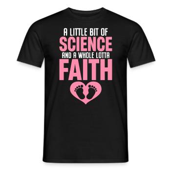 Funny IVF Egg Retrieval Day In Vitro - Men's T-Shirt - black - Front - AI Model Male 178 light (178cm)
