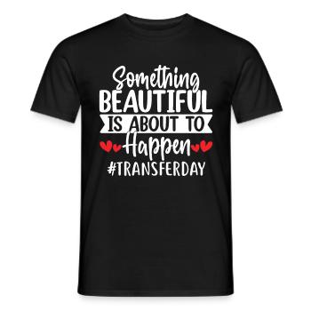 Etwas Schönes wird gleich passieren IVF - Männer T-Shirt - Schwarz - Vorne - AI Model Male 178 light (178cm)