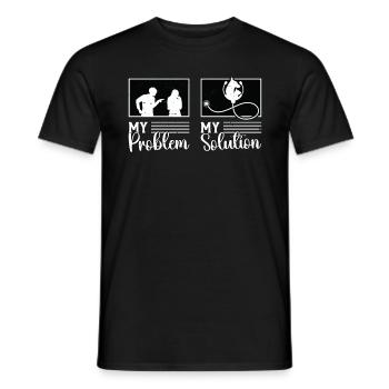 Veterinary Medicine My Problem My Pictogram Mom - Männer T-Shirt - Schwarz - Vorne - AI Model Male 178 light (178cm)