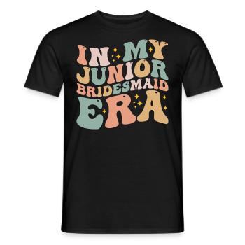 In My Junior Bridesmaid Era Fun Wedding Engagement - T-shirt homme - noir - Devant - AI Model Male 178 light (178cm)