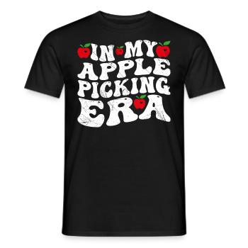 In My Apple Picking Era - T-shirt homme - noir - Devant - AI Model Male 178 light (178cm)