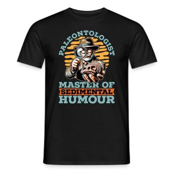 Paleontologist Master Of Fossil Hunting Geologist - Männer T-Shirt - Schwarz - Vorne - AI Model Male 178 light (178cm)