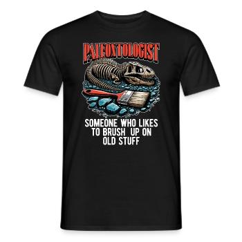 Paleontologist Someone Who Likes Fossil Hunting - Männer T-Shirt - Schwarz - Vorne - AI Model Male 178 light (178cm)