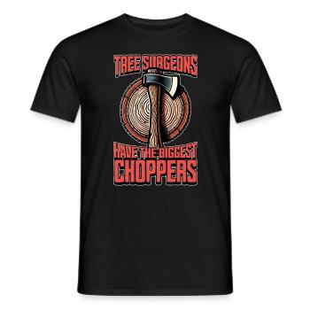 Tree Surgeons Have The Woodworking Tree Surgeon - Männer T-Shirt - Schwarz - Vorne - AI Model Male 178 light (178cm)