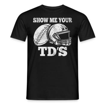 Montrez-moi votre fantasme de commissaire FFL drôle TDS - T-shirt homme - noir - Devant - AI Model Male 178 light (178cm)