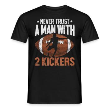 Drôle Football Fantasy Draft Kickers Commissaire - T-shirt homme - noir - Devant - AI Model Male 178 light (178cm)