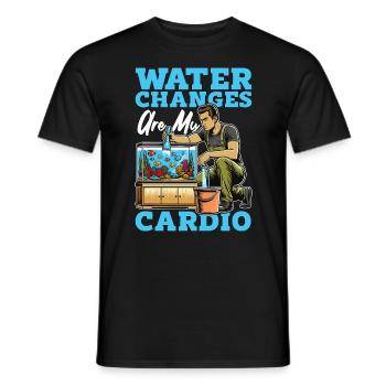 Aquarium Enthusiast Water Changes Are Aquarist - Men's T-Shirt - black - Front - AI Model Male 178 light (178cm)