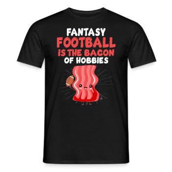 Drôle Fantasy Football Draft Kickers Commissaire - T-shirt homme - noir - Devant - AI Model Male 178 light (178cm)