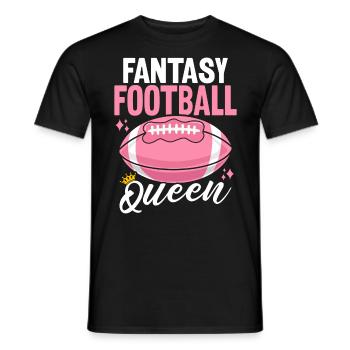Fantasy Football Queen FFL Filles Commish Draft - T-shirt homme - noir - Devant - AI Model Male 178 light (178cm)