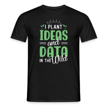 Environmental Scientist I Plant Ideas Biologist - Männer T-Shirt - Schwarz - Vorne - AI Model Male 178 light (178cm)