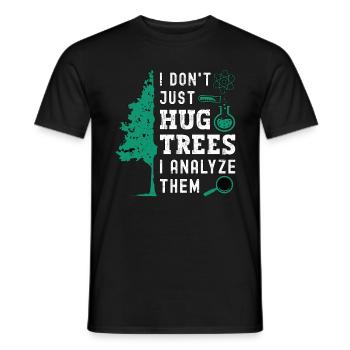 Environmental Scientist I Don't Just Biologist - Men's T-Shirt - black - Front - AI Model Male 178 light (178cm)