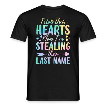 Drôle d’adoption Lien familial Tie Dye Foster - T-shirt homme - noir - Devant - AI Model Male 178 light (178cm)