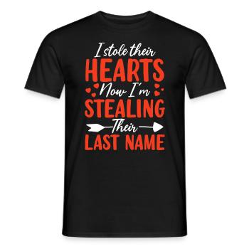 Funny Adoption Gotcha Adopting Child Foster Care - Men's T-Shirt - black - Front - AI Model Male 178 light (178cm)