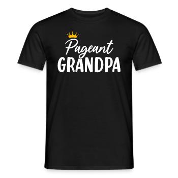 Lustiger Opa Glanz Glam Schönheitswettbewerb Opa - Männer T-Shirt - Schwarz - Vorne - AI Model Male 178 light (178cm)