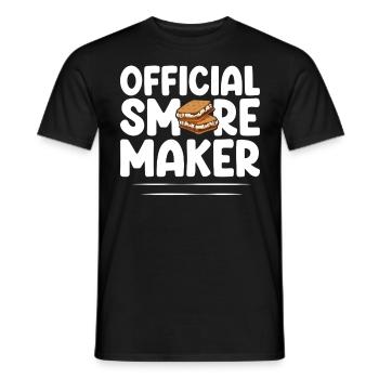 Offizieller Smore Maker Graham Crackers Lustige Smores - Männer T-Shirt - Schwarz - Vorne - AI Model Male 178 light (178cm)