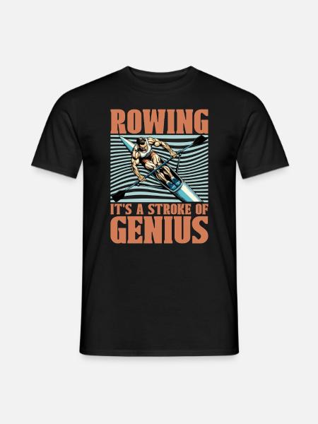 Vattenrodd det är ett genidrag Älskar båtliv - T-shirt herr - svart