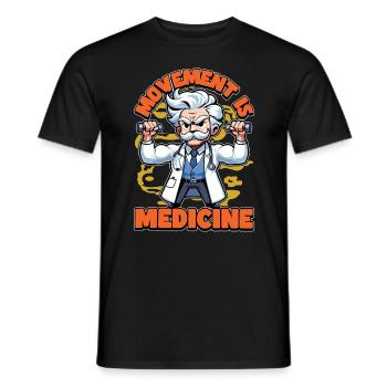 Physical Therapist Movement Is Healthcare Worker - Männer T-Shirt - Schwarz - Vorne - AI Model Male 178 light (178cm)