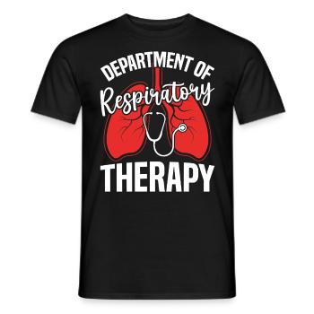 Department Of Respiratory Therapy Peds RT - Men's T-Shirt - black - Front - AI Model Male 178 light (178cm)