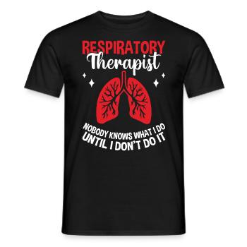 Personne ne sait ce que je fais jusqu’à ce que je ne le fasse pas drôle - T-shirt homme - noir - Devant - AI Model Male 178 light (178cm)