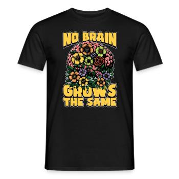 Neurosurgeon No Brain Grows The Same Neurologist - Men's T-Shirt - black - Front - AI Model Male 178 light (178cm)