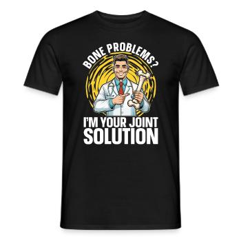 Orthopedic Surgeon Bone Problems I'm Your Doctor - Men's T-Shirt - black - Front - AI Model Male 178 light (178cm)